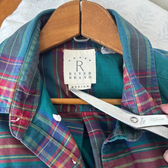 Vintage Men's Arrow Heavy Weight Plaid - Picture 3 of 6